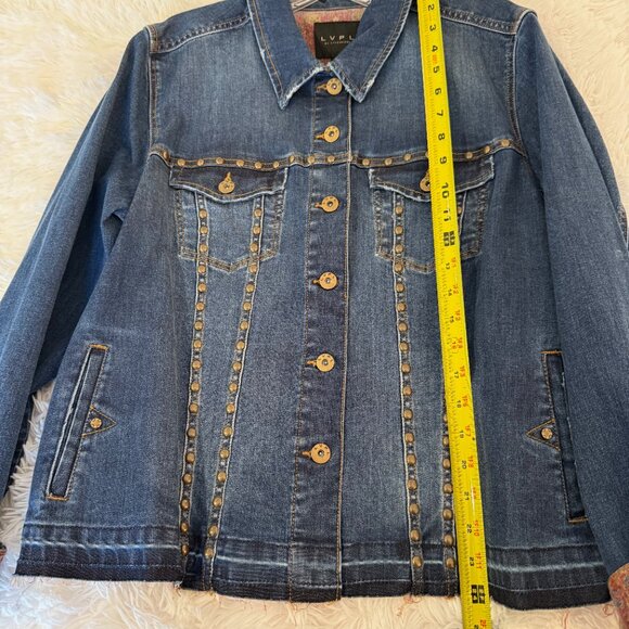 LVPL by Liverpool Studded Denim Jacket, XL16 - Picture 8 of 10